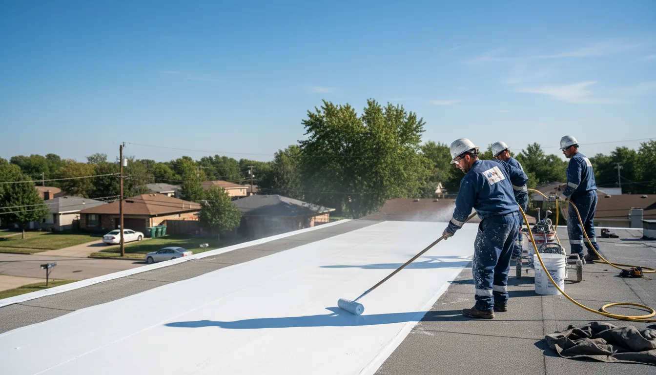 Commercial roof coating in Kewanee, IL near me